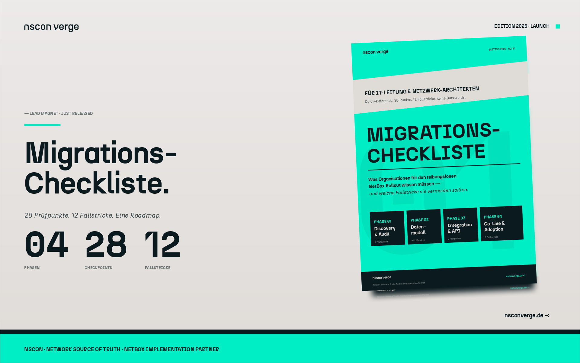 Migrationscheckliste - Cover-Mockup
